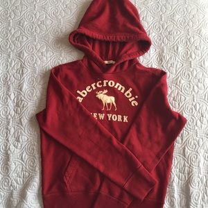 Red Abercrombie Hoodie